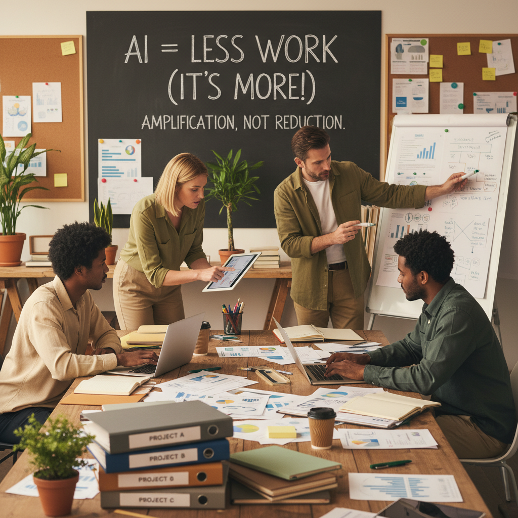 AI Doesn’t Cut Your Workload—It Amplifies It, Here’s Why