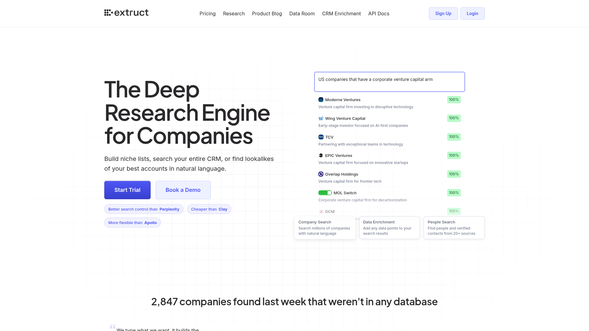 Extruct: AI That Finds Your Next Big Customer
