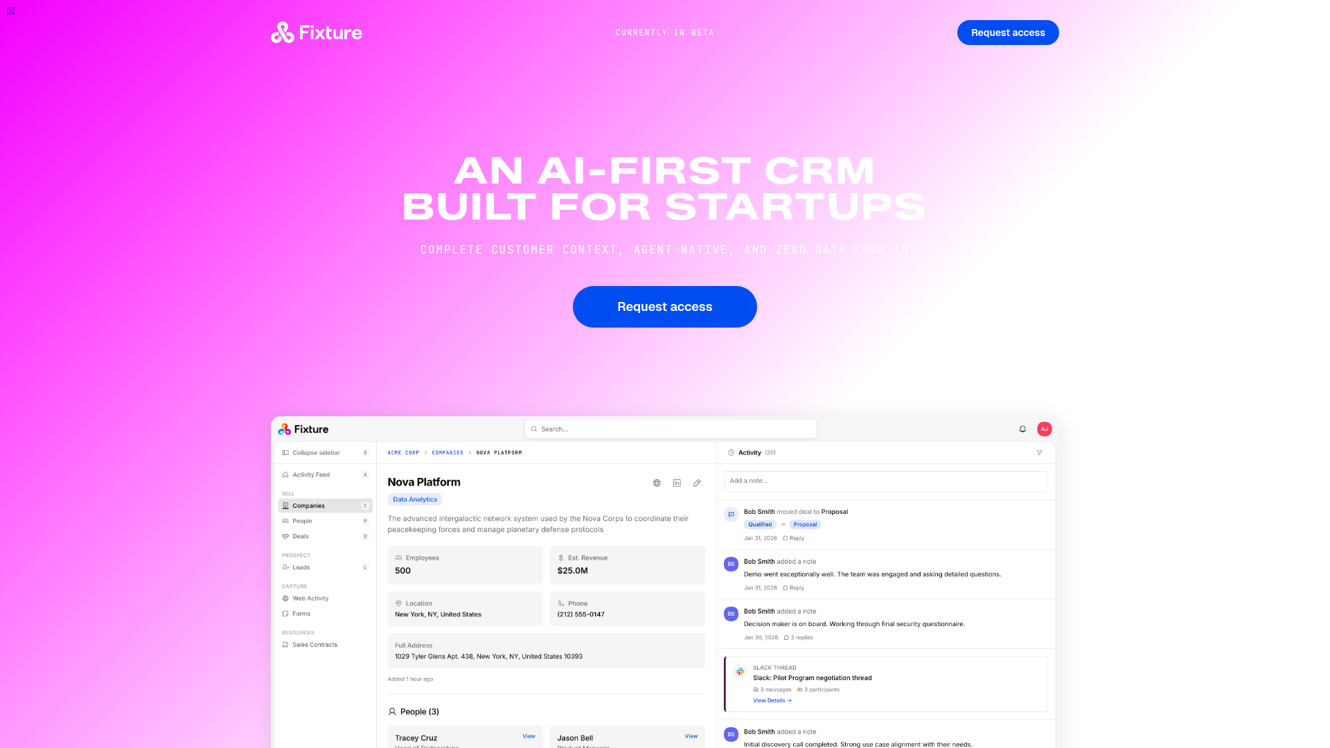 Fixture: The AI-First CRM Built to Supercharge Startups